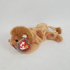 Ty Beanie Baby ROARY the Lion Rare Mint condition